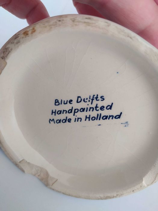 Kufel Delf niebieski Holland ręcznie malowany ceramika