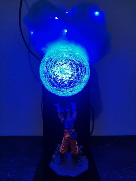 Figura Iluminada Son Goku Bola Universal Lâmpada