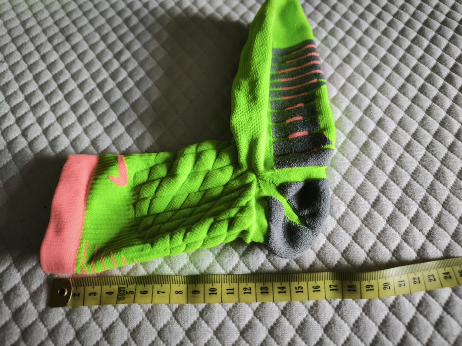 Nike Hypervenom skarpety dziecięce 1 junior piłkarskie zielone