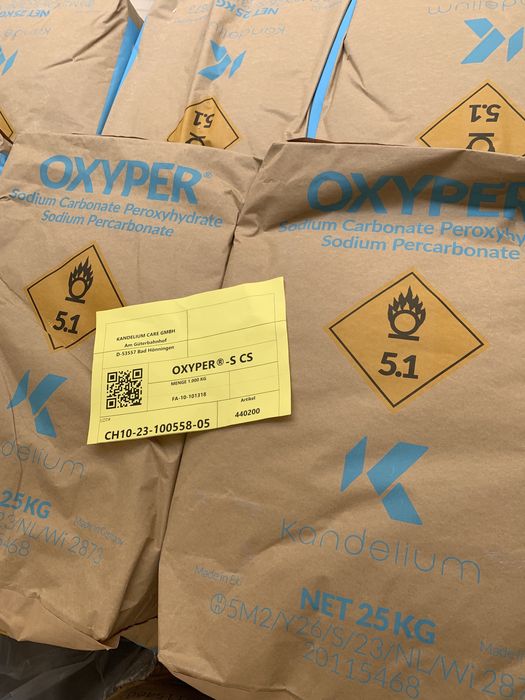 Свіжий! 01.2026р. Німецький кисневий відбілювач Оксіпер Oxyper порошок