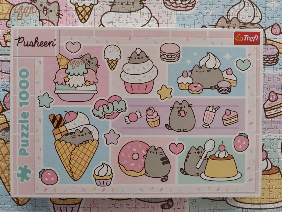 Puzzle Trefl 1000 Słodki Pusheen