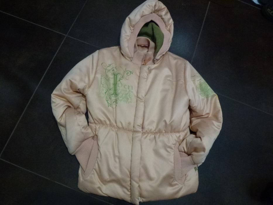 Zimowa ciepła kurtka 164 cm, S