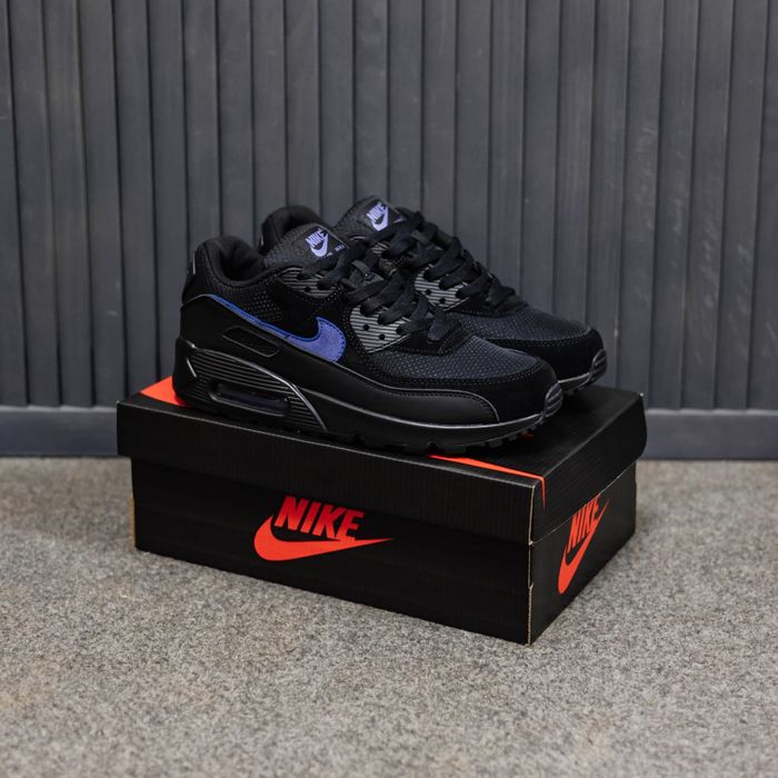 Кросівки Nike Air Max 90 Black/Navy premium