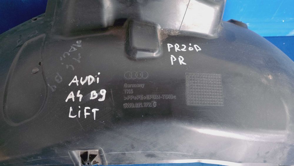Audi a4 b9 lift prawe prawy przednie przód nadkole oryginał
