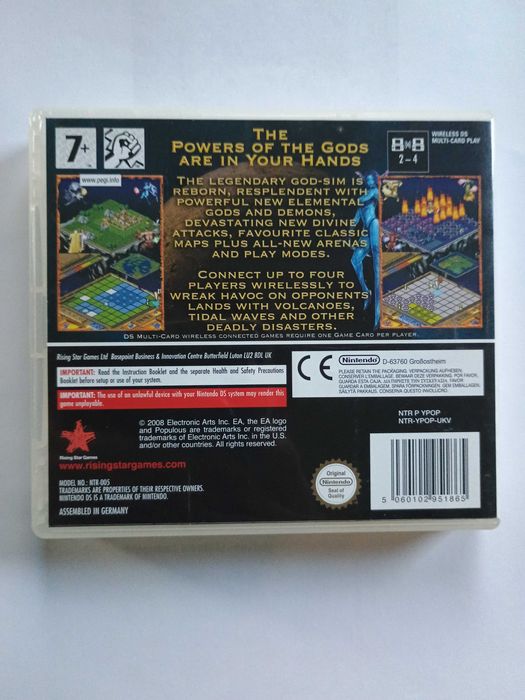 Populous DS Nintendo DS angielska komplet