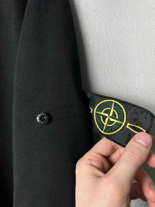 Світшот Stone Island Чорний (Ориг Патч + Бирки)
