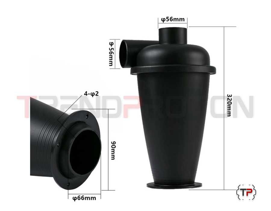 Filtro Ciclone Coletor de Pó p/ Aspirador