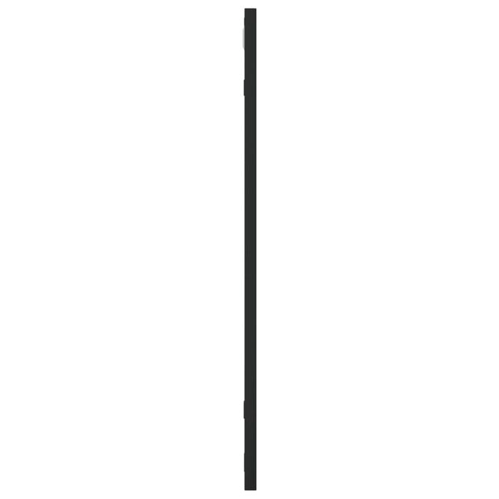 Vidaxl Lustro Ścienne, Czarne, 60X60 Cm, Kwadratowe, Żelazo
