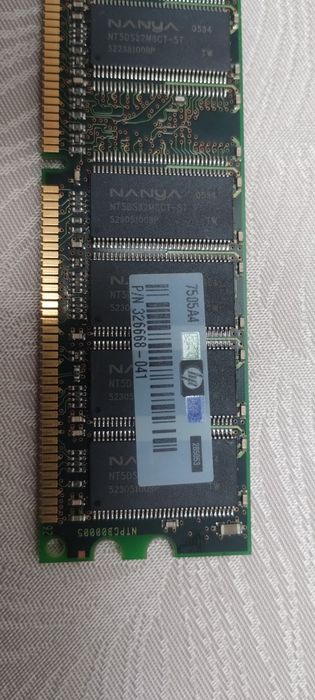 Pamięć RAM 2 sztuki 512MB DDR