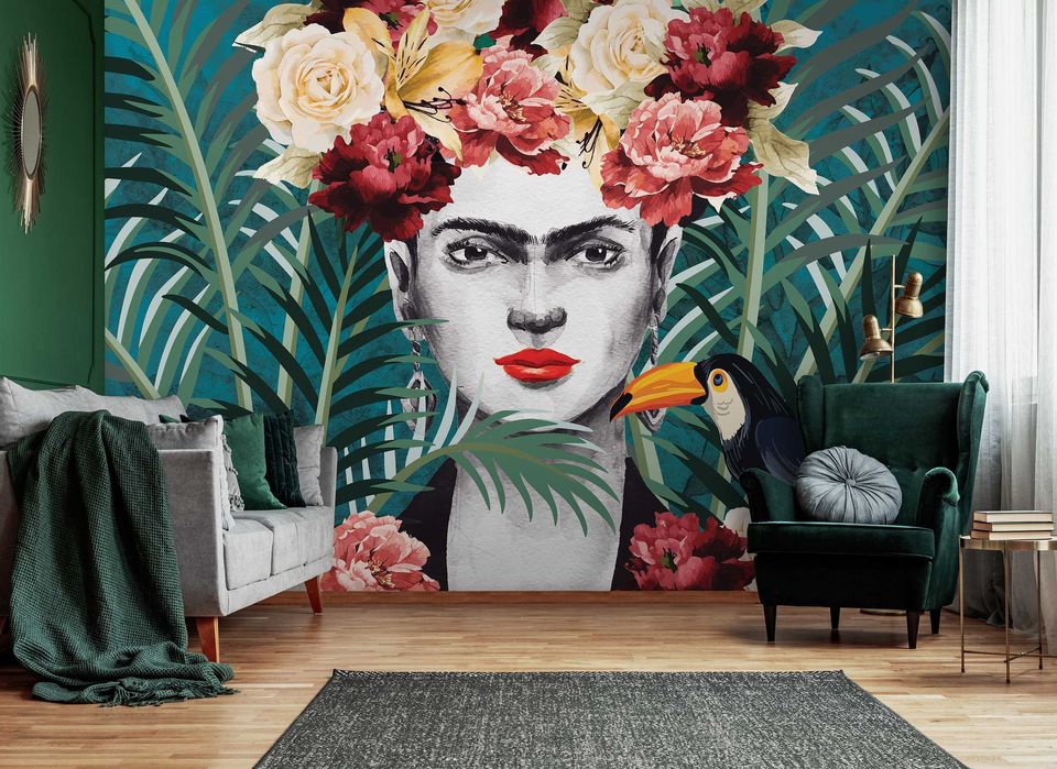 Fototapeta Frida Kahlo Portret Sztuka 3D Na Twój Rozmiar + KLEJ