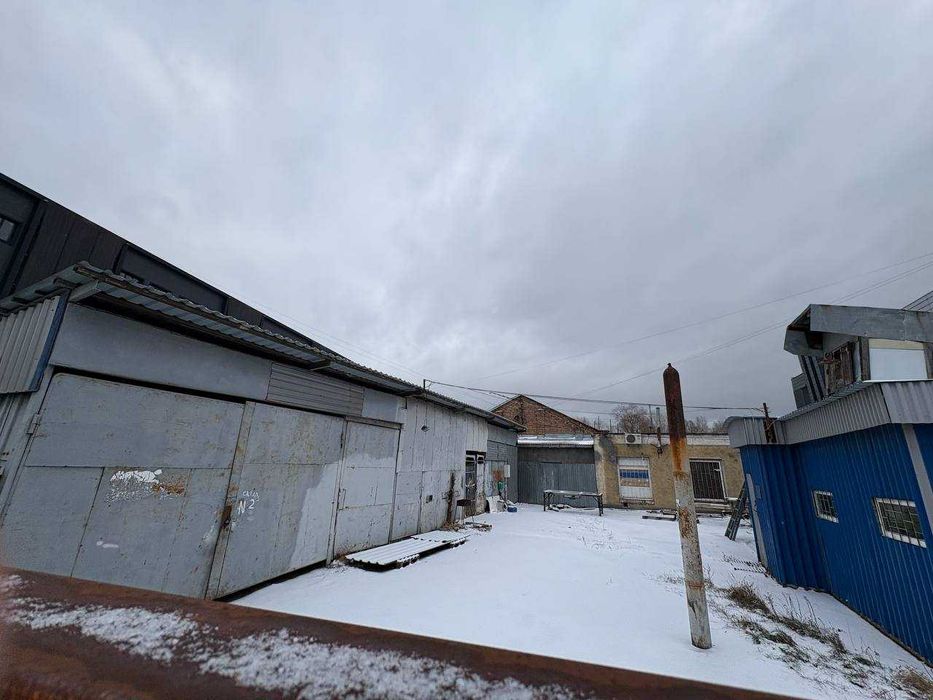 Ангар 90м2, вагончик під офіс і своя огородж.площадка,380В-для виробн.