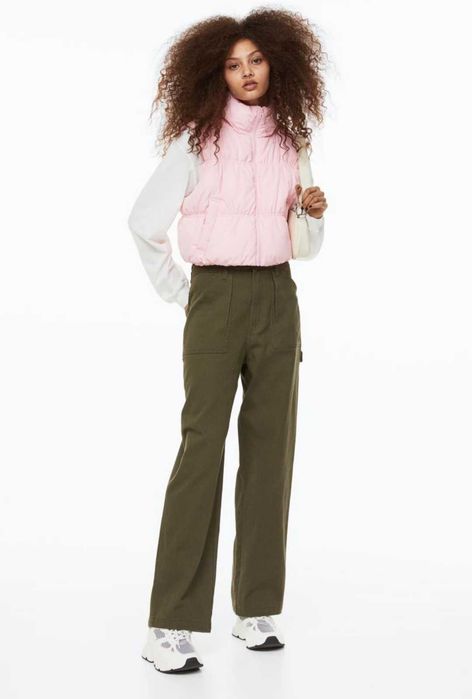 Брюки штани карго з накладними кишенями  H&M 34р.