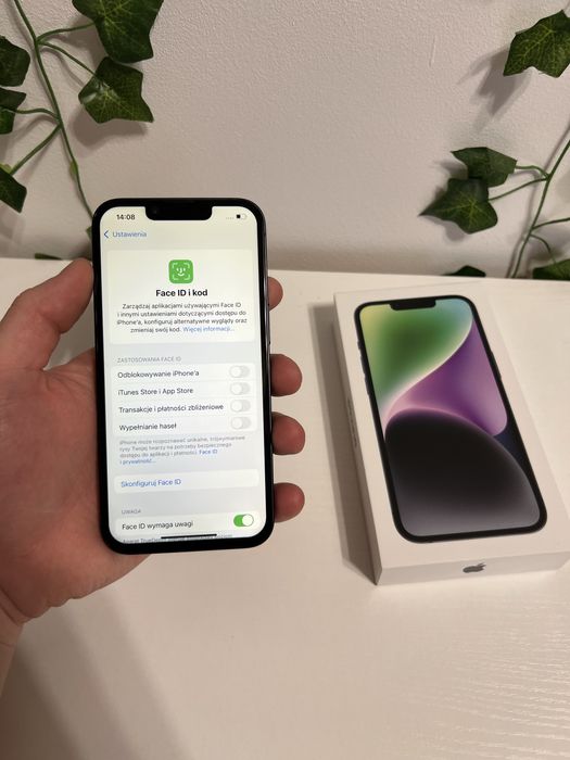 APPLE IPHONE 14 128 GB | Idealny Stan