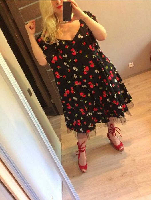 Прекрасна сукня плаття батал великий розмір 26 UK 54 EUR 56-58 укр.