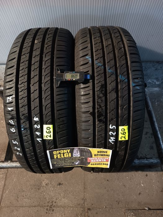 Opony letnie 225/60/17 Barum 25r/Możliwość montażu/WYSYŁKA GRATIS/Gwarancja