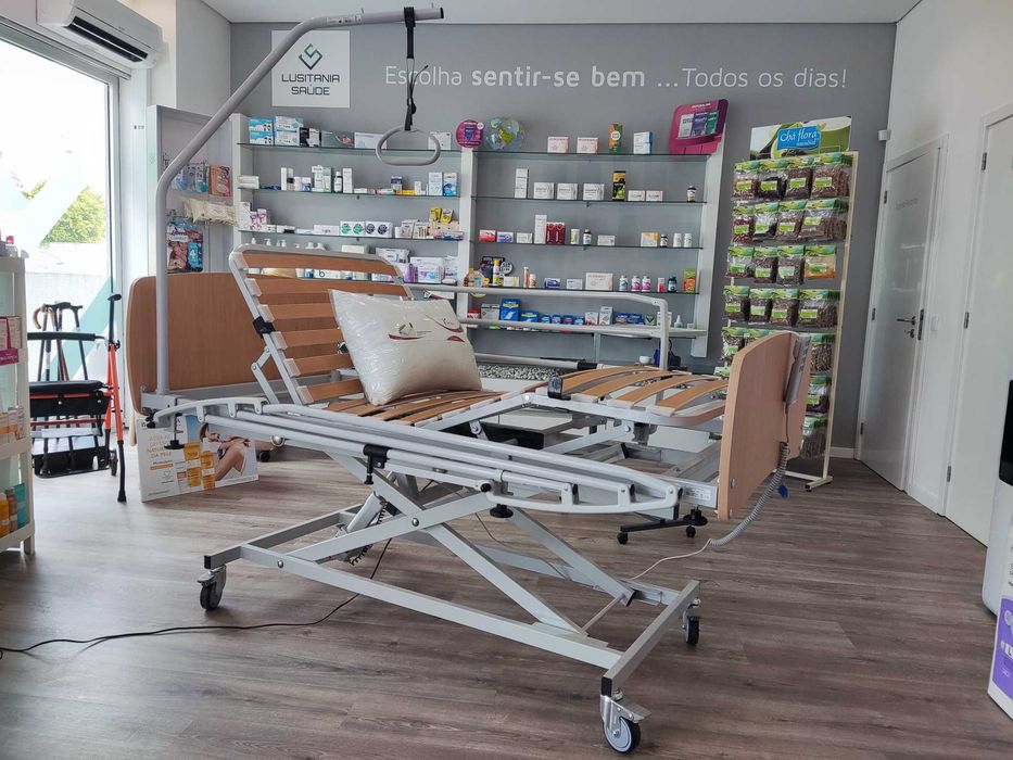 Cama articulada elétrica elevatória - 2ª mão