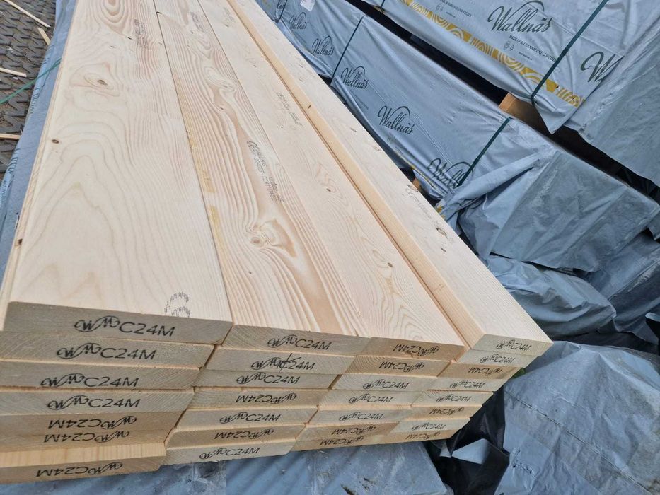 Drewno konstrukcyjne w klasie C24 45/60mm