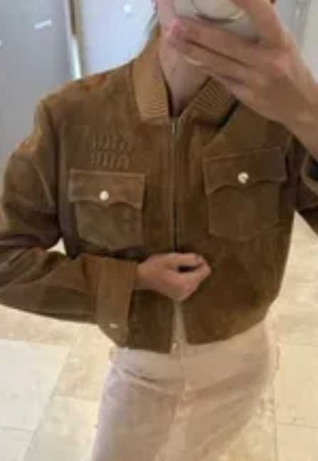 Miu miu kurtka Brown