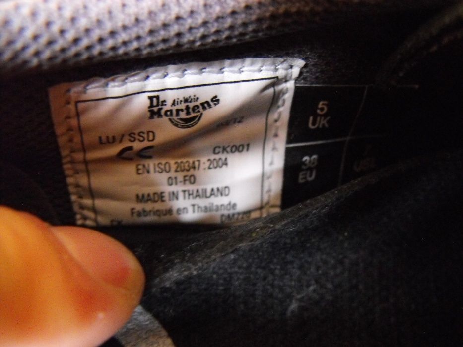 Dr. Martens 37/38 24cm buty Skóra* Nowe Martensy skórzane glany Unise