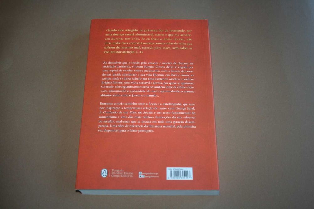 [] A Confissão de um Filho do Século, de Alfred de Musset