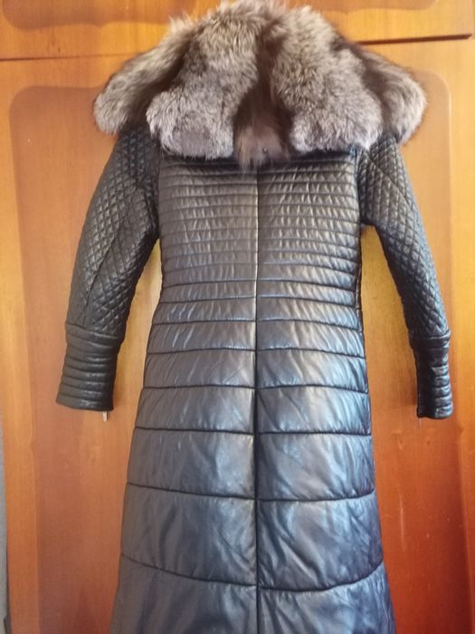 Кожаная куртка женская