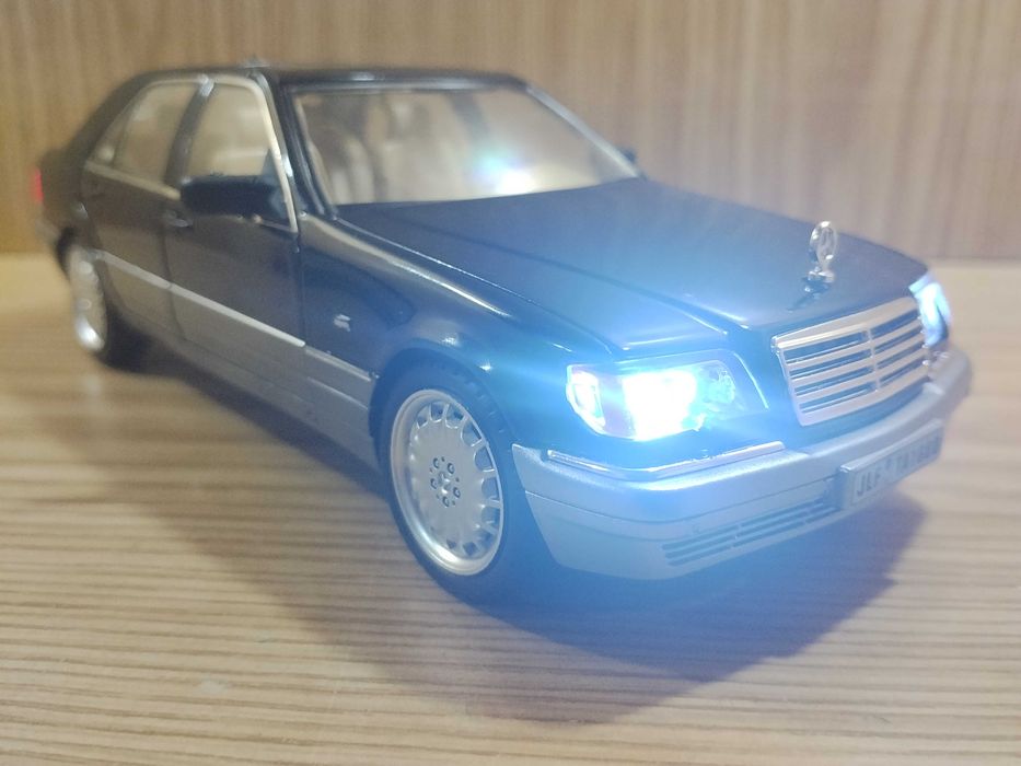 Модель Mercedes-Benz S320 W140 1:24 автоэксперт металл свет звук инерция мерс Кабан машинка