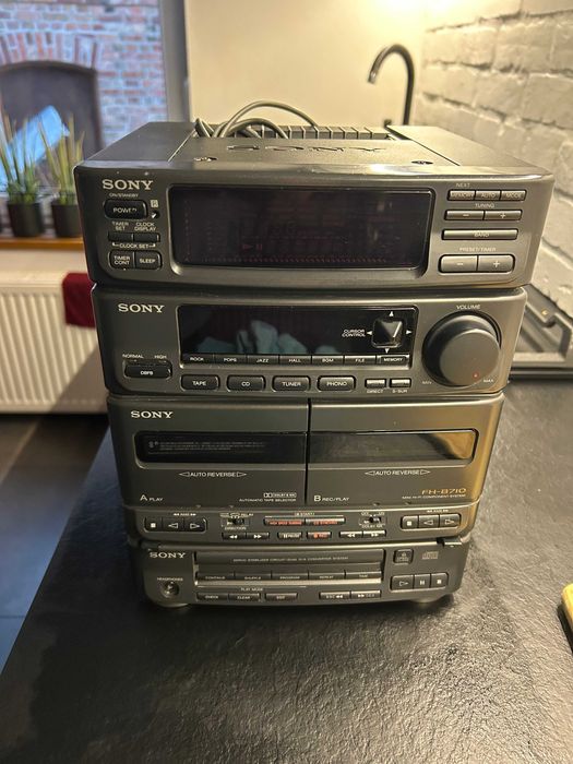 SONY - mini wieża Hi-Fi - vintage - bardzo ładna wizualnie (FH-B710)