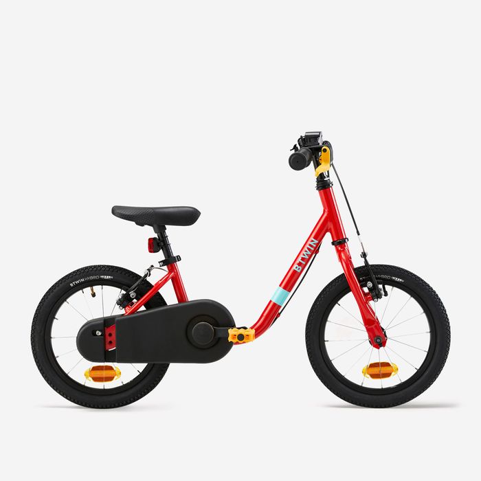 BICICLETA DE APRENDIZAGEM 2 EM 1 CRIANÇA 3-5 ANOS 14" DISCOVER 500