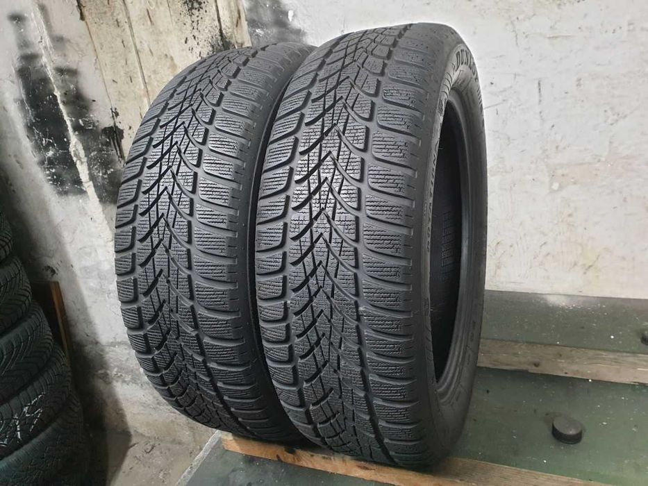 Dwie Opony zimowe 215/55R18 7,2mm Dunlop SP Winter Sport 4D
