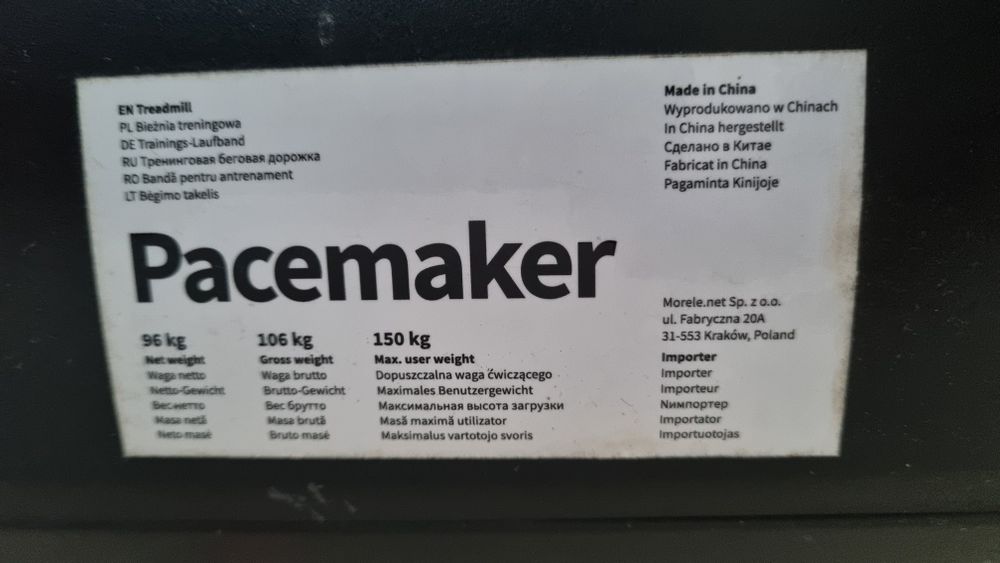 Zipro Pacemaker bieżnia
