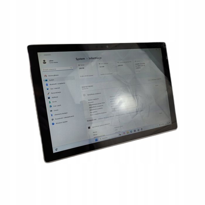 TABLET Microsoft Surface Pro 1796 i5-7300U 8GB 256SSD Win11