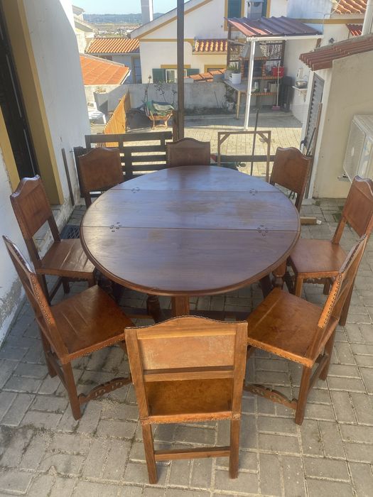 Mesa sala jantar com 8 cadeiras