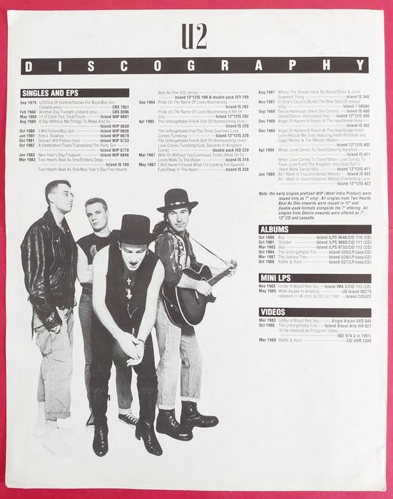 Poster Bono Vox / U2