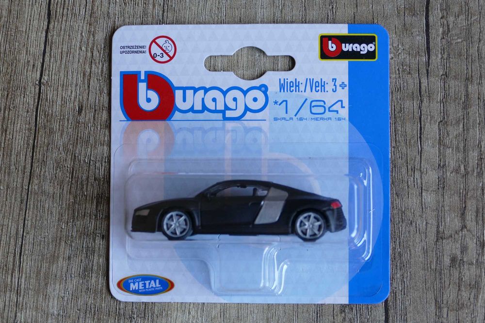 Bburago Audi R8 skala 1:64