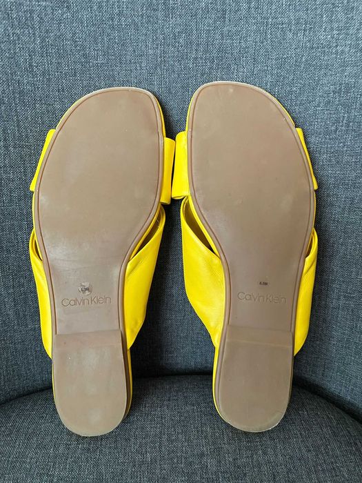 Klapki damskie Calvin Klein - rozmiar 38.