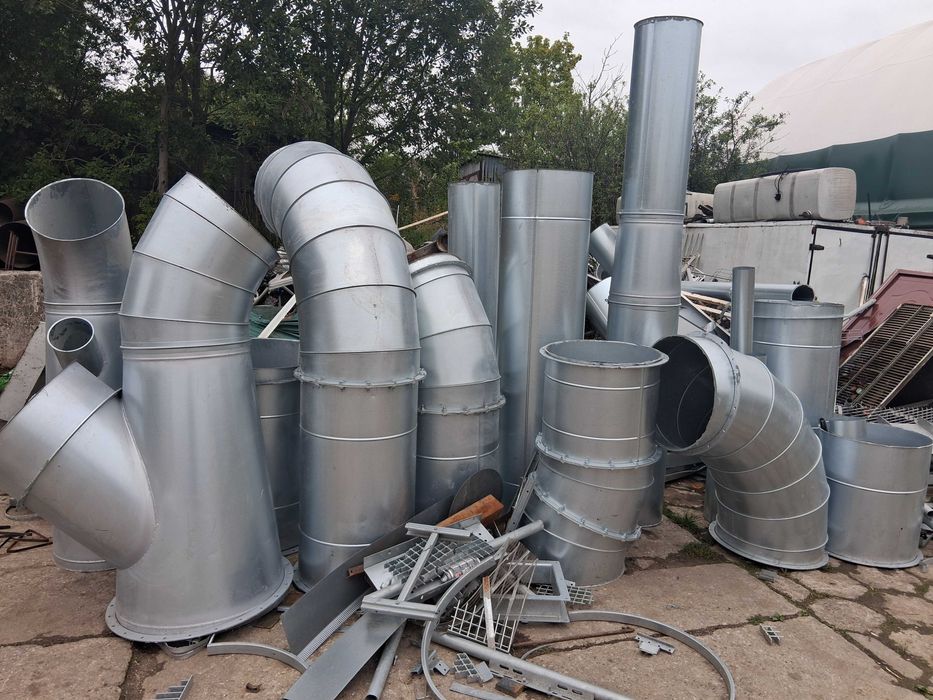 Odciąg trocin zestaw rur i kształtek