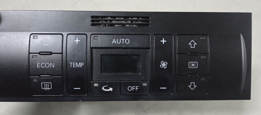 Painel de controlo do sistema de climatização para audi A2