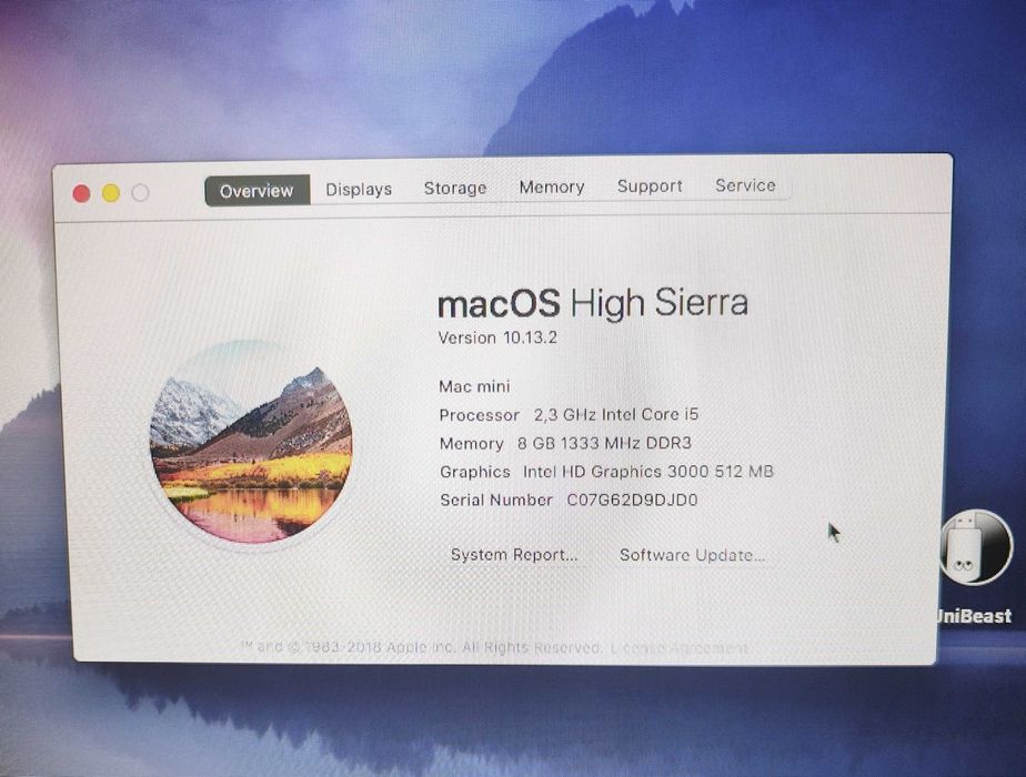 DESKTOP - Apple Mac mini A1347_Model: MGEN2LL/A