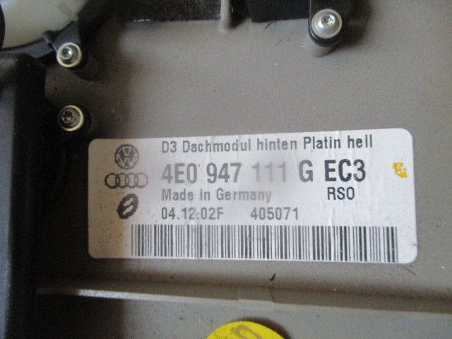 Plafonier frente AUDI A8 (4D2, 4D8)