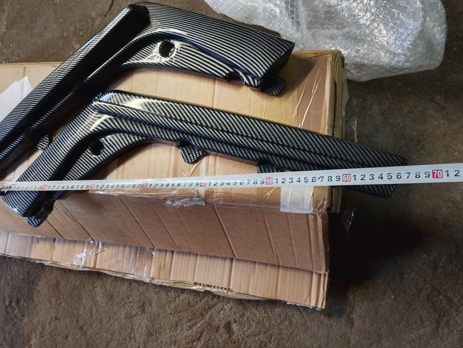 Dyfuzor zderzaka + splittery carbon