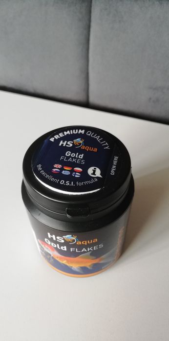 Dwa opakowania Karmy HS aqua + JBL dla welonek złotych rybek Gold Flak