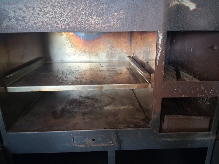 Fogão/forno  a lenha inox