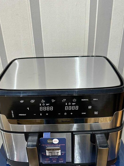 Мультипіч (Аерогриль) TEFAL Dual Easy Fry & Grill Air Fryer