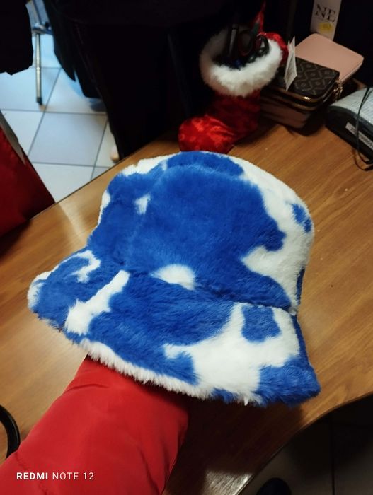 Kapelusz damski bucket zima