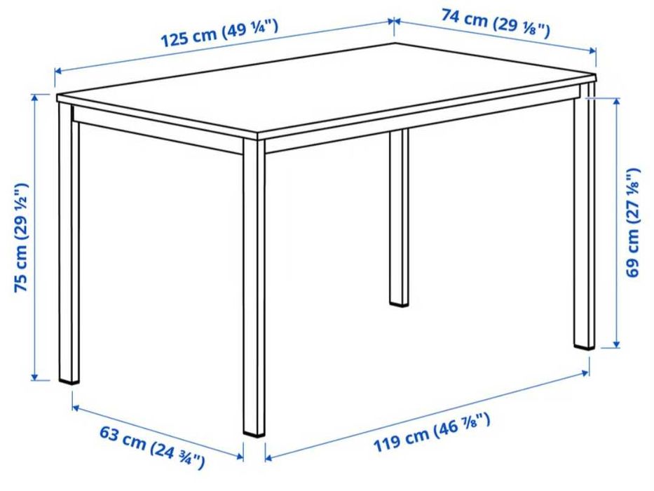 Mesa para cozinha