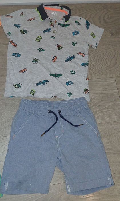 Paka ubrań dla chlopca r.122
