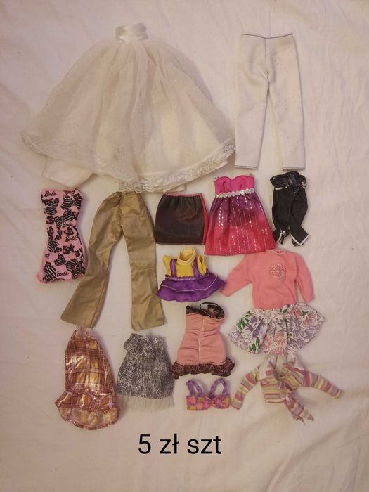 Lalki Barbie ubranka