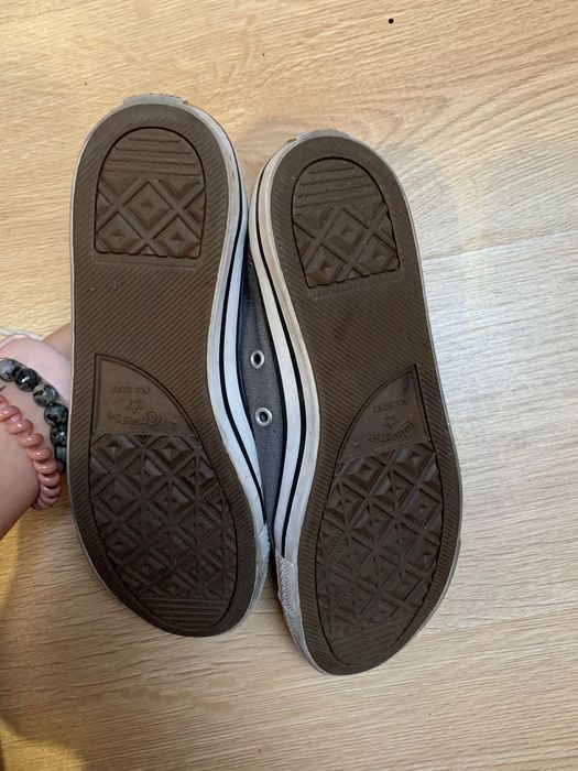 Converse жіночі, оригінальні, в світло-сірому кольорі