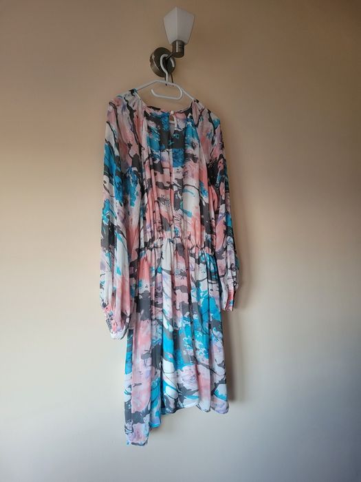 Kolorowa sukienka Lili London rozmiar M/L
