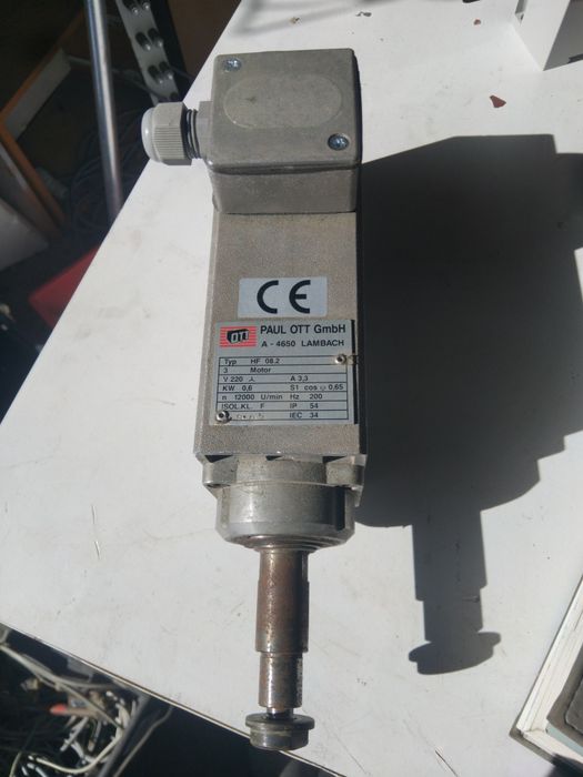 Silnik wysokoobrotowy - elektrowrzeciono 0.6kw